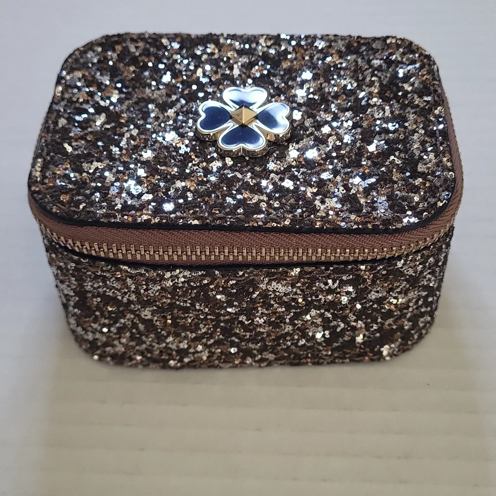 NWT Kate Spade Odette Glitter‎ Jewelry Holder Rock Glitter